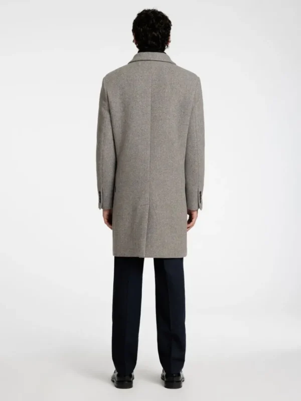 Overtøj>SELECTED ENKELTRADET 2-I-1 FRAKKE Grey