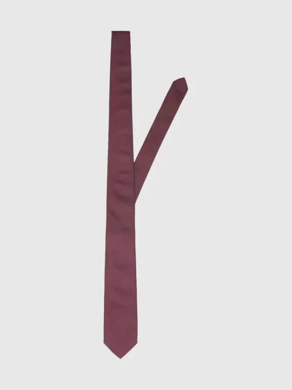 Accessories | Jakkesæt & Blazers>SELECTED ENSFARVET SLIPS Bordeaux