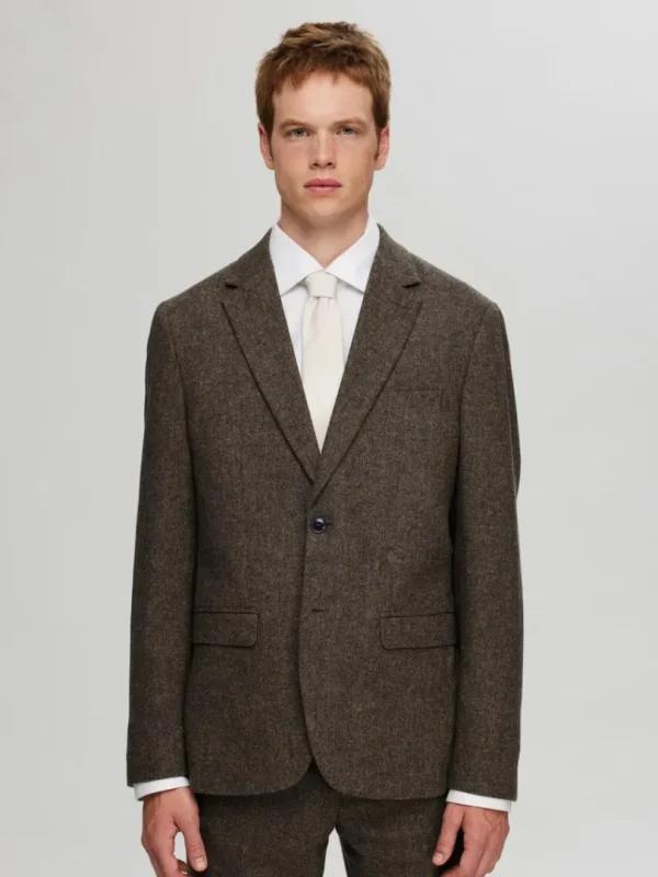 Accessories | Jakkesæt & Blazers>SELECTED ENSFARVET SLIPS Beige