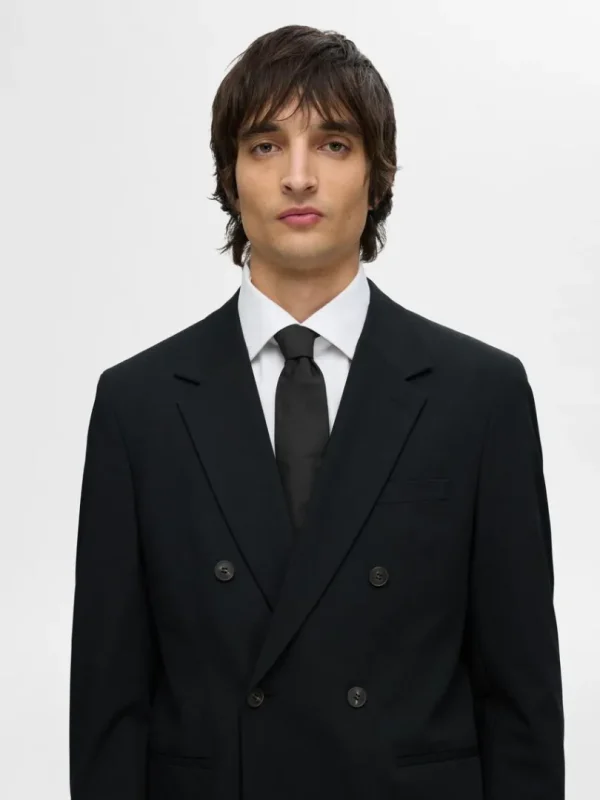 Accessories | Jakkesæt & Blazers>SELECTED ENSFARVET SLIPS Black