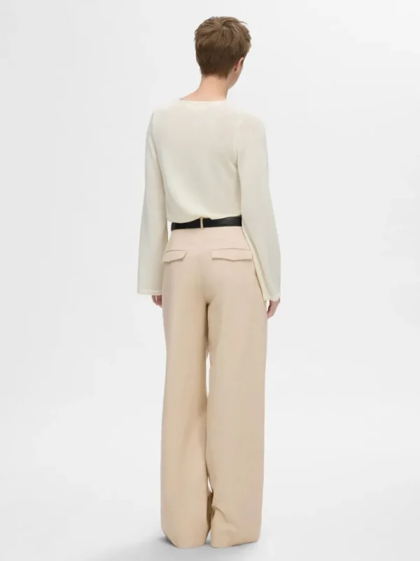 Bukser>SELECTED EXTRA WIDE FIT BUKSER Beige