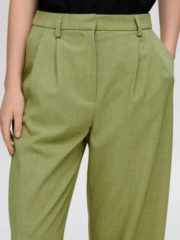 Bukser>SELECTED EXTRA WIDE LEG HABITBUKSER Green