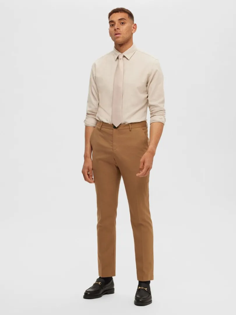 flannel_overshirt_1-4.webp Skjorter>SELECTED FLANNEL OVERSHIRT Beige