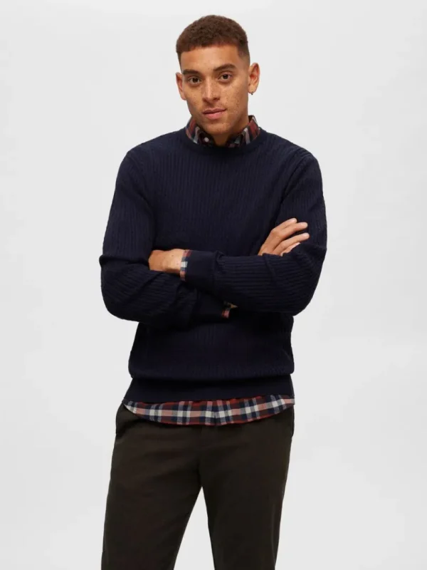 Skjorter>SELECTED FLANNEL OVERSHIRT Orange