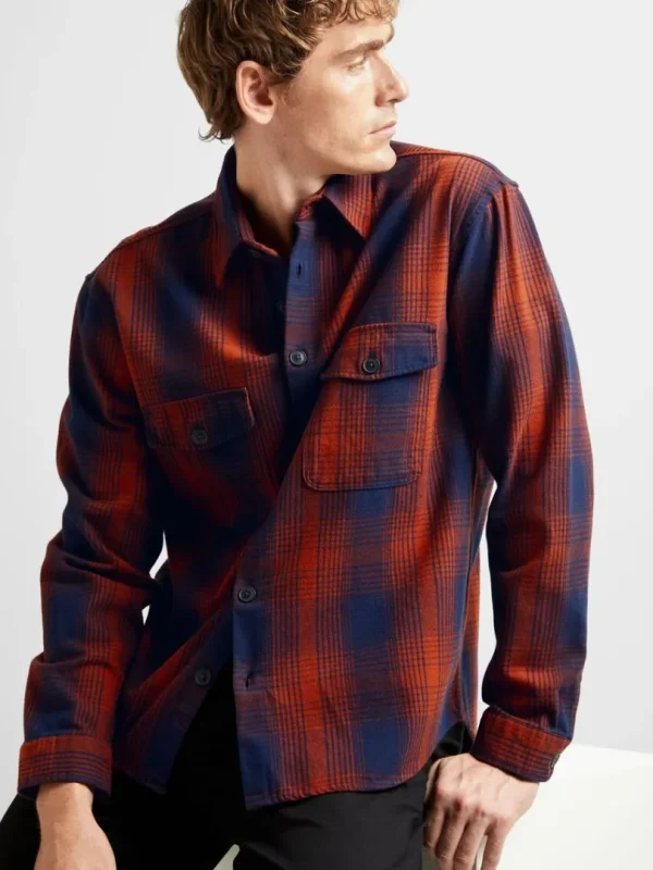 Overtøj | Skjorter>SELECTED FLANNEL OVERSHIRT Coloured