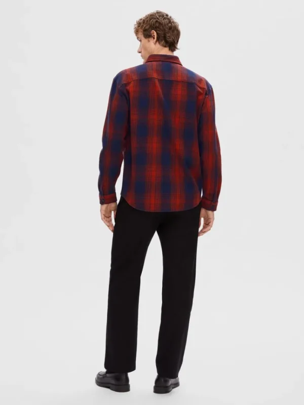 Overtøj | Skjorter>SELECTED FLANNEL OVERSHIRT Coloured