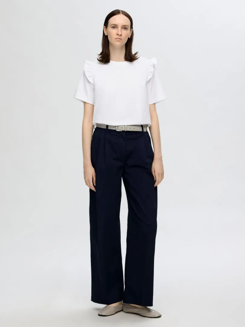 flset_tshirt_1-1.webp T-shirts>SELECTED FLÆSET T-SHIRT White