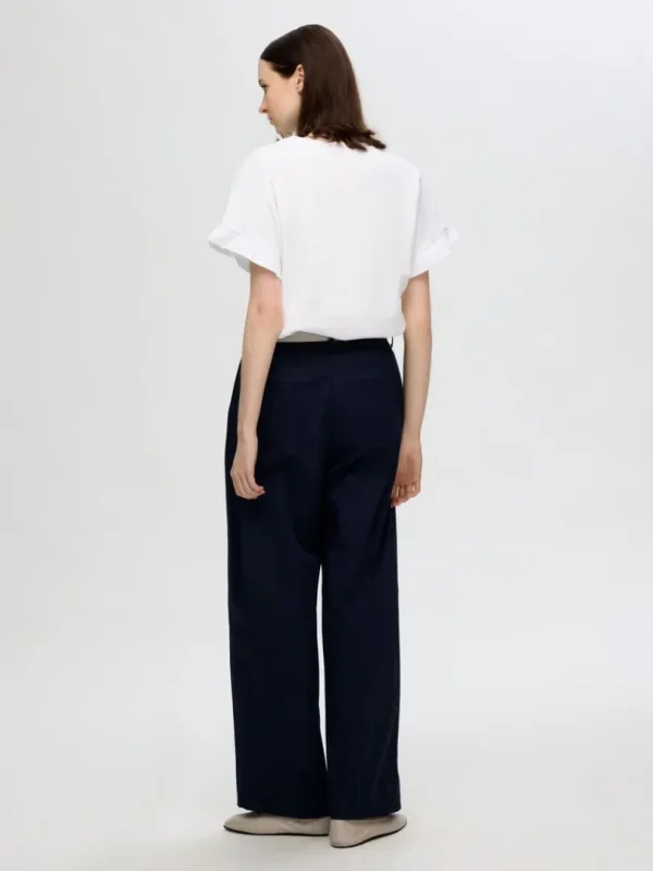 T-shirts>SELECTED FLÆSET T-SHIRT White