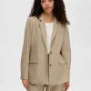 Jakkesæt & Blazers>SELECTED FORMEL BLAZER Beige