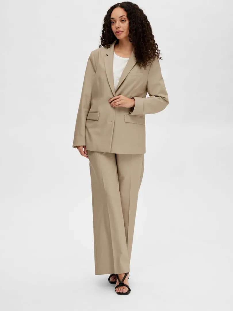 formel_blazer_2.webp Jakkesæt & Blazers>SELECTED FORMEL BLAZER Beige