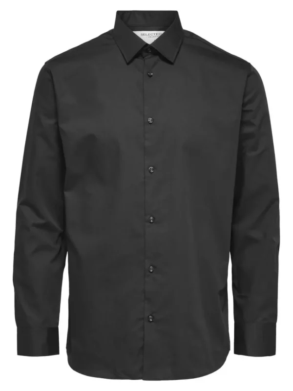 Skjorter>SELECTED FORMEL SKJORTE Black