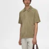 Poloer>SELECTED FROTTÉ POLO Green