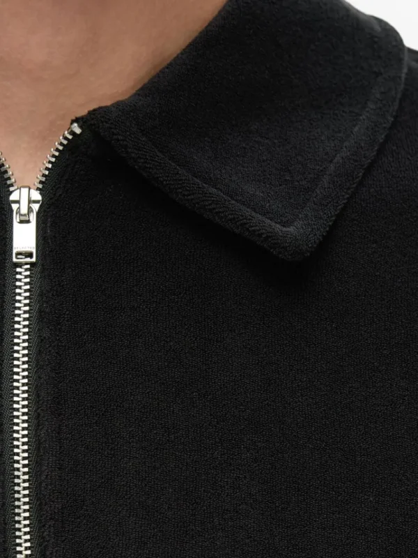 Poloer>SELECTED FROTTÉ POLO Black