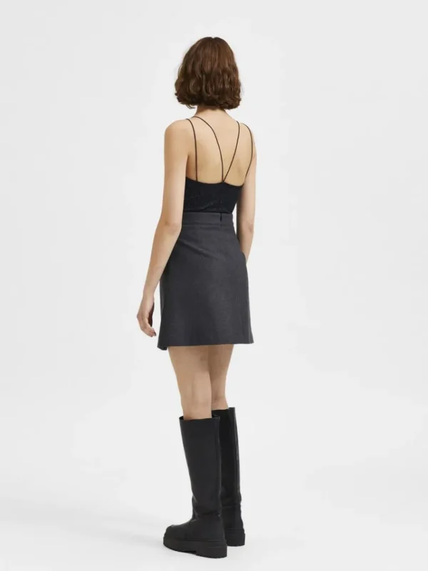 Toppe Og Bluser>SELECTED GLIMMER BODYSTOCKING Black