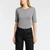 Toppe Og Bluser | Strik>SELECTED GLIMMER STRIKKET TOP Grey