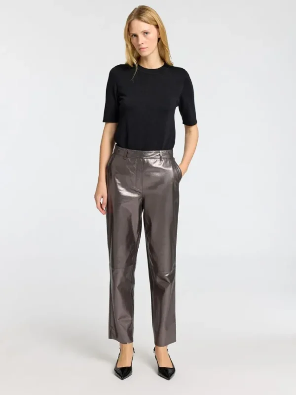 Strik | Toppe Og Bluser>SELECTED GLIMMER STRIKKET TOP Black