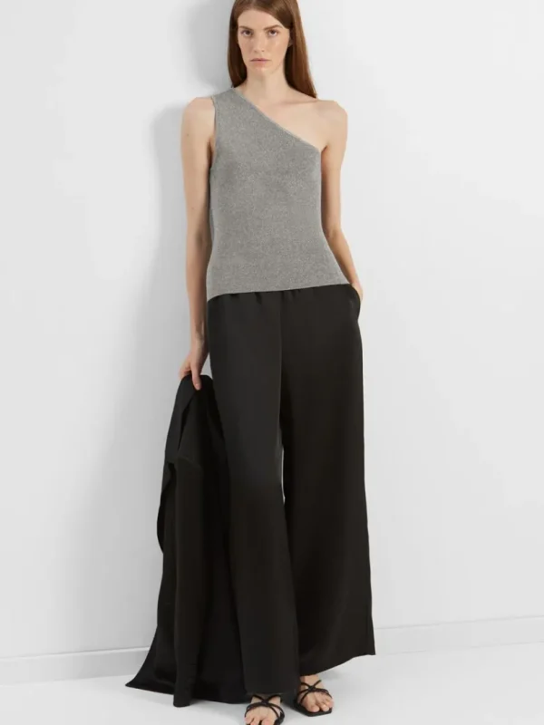 Toppe Og Bluser | Strik>SELECTED GLIMMER TOP Grey