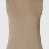 Toppe Og Bluser | Strik>SELECTED GLIMMER TOP UDEN ÆRMER Brown