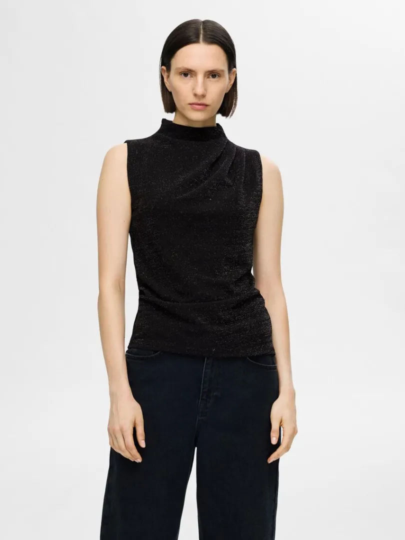 glimmer_top_uden_rmer_0-3.webp Toppe Og Bluser>SELECTED GLIMMER TOP UDEN ÆRMER Black