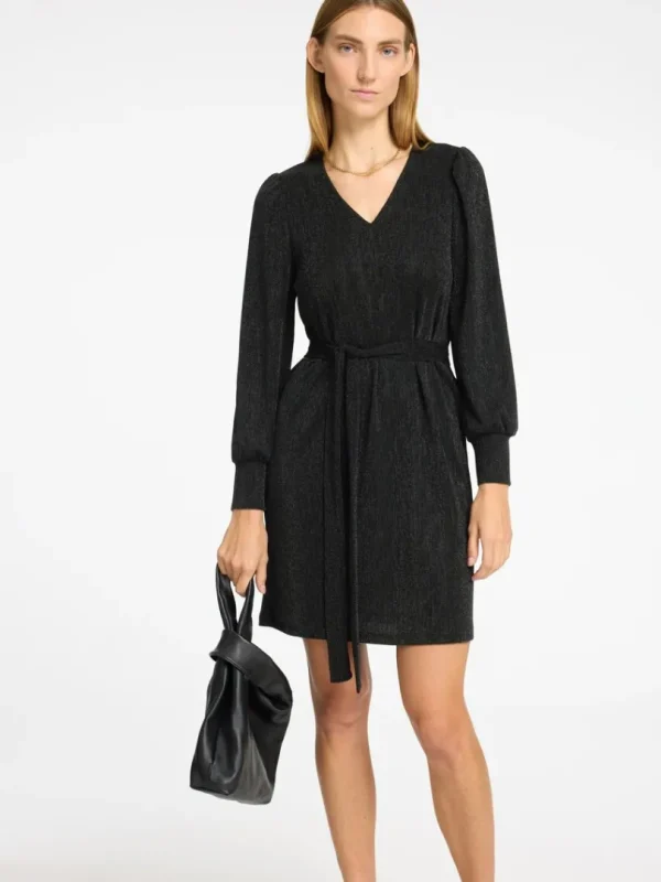 Kjoler>SELECTED GLITRENDE KORT KJOLE Black