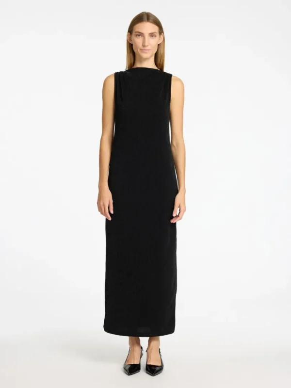 Kjoler>SELECTED GLITRENDE MAXIKJOLE Black