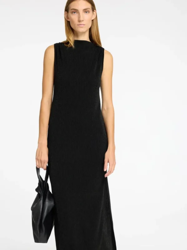 Kjoler>SELECTED GLITRENDE MAXIKJOLE Black