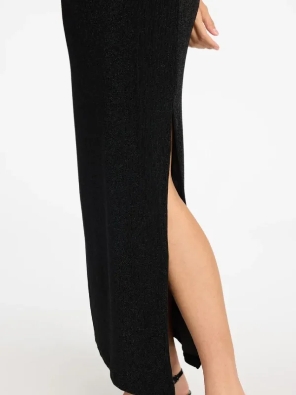 Kjoler>SELECTED GLITRENDE MAXIKJOLE Black