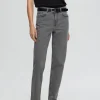 Jeans>SELECTED GRÅ STRAIGHT FIT JEANS Grey