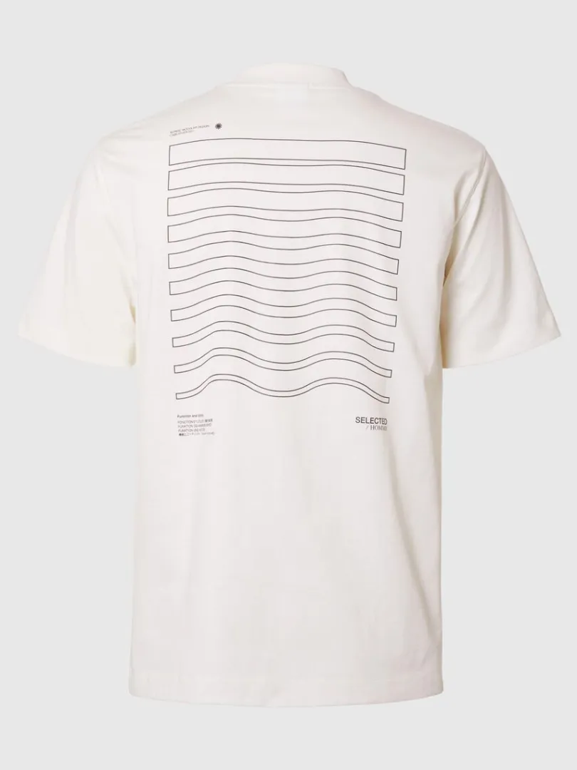 grafisk_print_tshirt_1.webp T-shirts>SELECTED GRAFISK PRINT T-SHIRT White