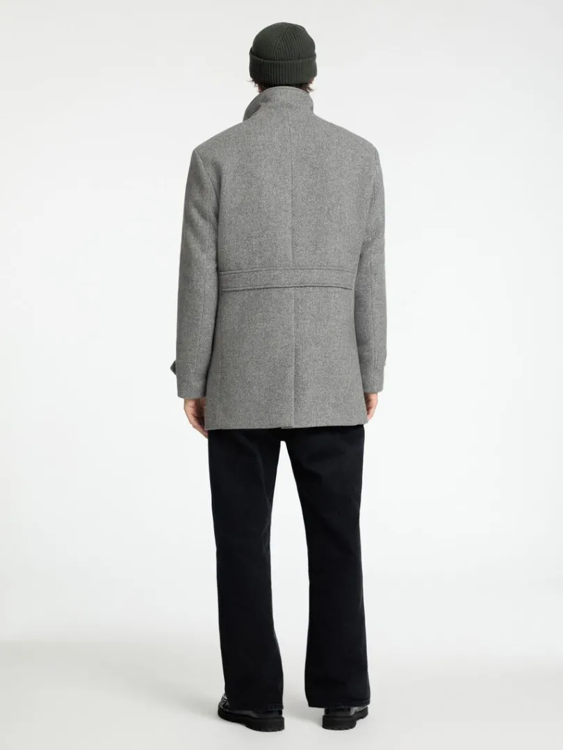 high_neck_frakke_1-2.webp Overtøj>SELECTED HIGH NECK FRAKKE Grey