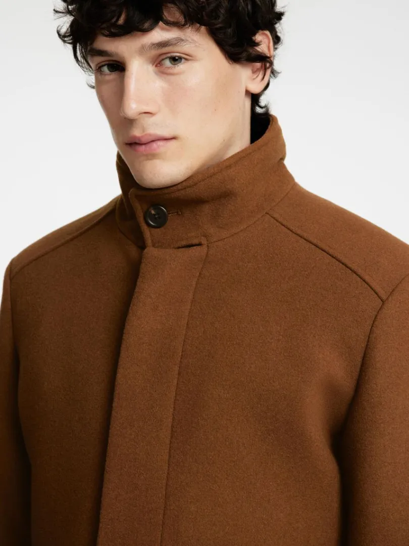 high_neck_frakke_5-1.webp Overtøj>SELECTED HIGH NECK FRAKKE Brown