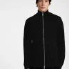 Strik>SELECTED HØJ HALS MED LYNLÅS STRIKKET CARDIGAN Black