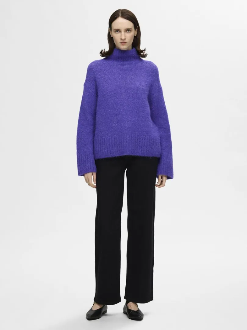 hj_hals_pullover_1-3.webp Strik>SELECTED HØJ HALS PULLOVER Purple