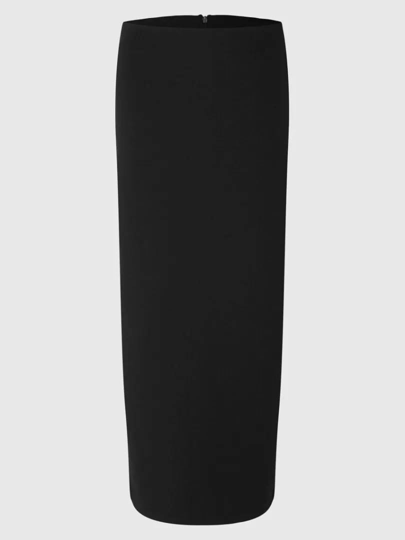 hjtaljede_maxinederdel_0.webp Nederdele>SELECTED HØJTALJEDE MAXINEDERDEL Black