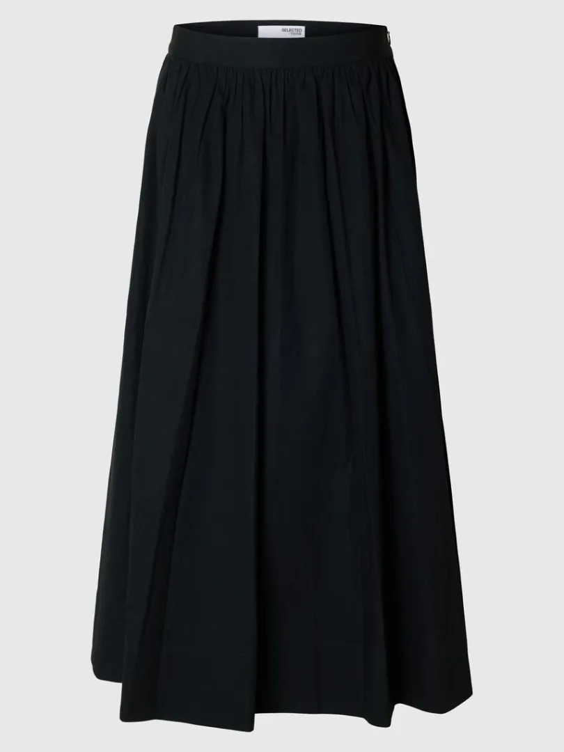 hjtaljet_maxinederdel_0.webp Nederdele>SELECTED HØJTALJET MAXINEDERDEL Black