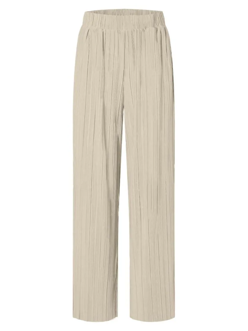 hjtaljet_pliss_bukser_5-1.webp Bukser>SELECTED HØJTALJET PLISSÉ BUKSER Beige