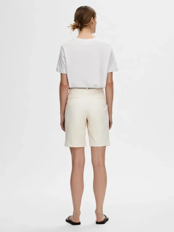 Shorts>SELECTED HØJTALJET SHORTS Beige