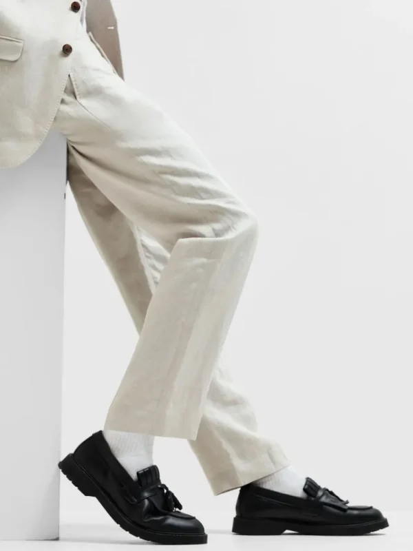 Bukser | Jakkesæt & Blazers>SELECTED 100% HØR HABITBUKSER Beige