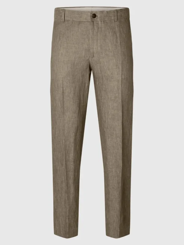 Bukser | Jakkesæt & Blazers>SELECTED 100% HØR HABITBUKSER Brown