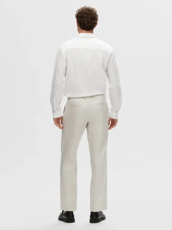 Bukser | Jakkesæt & Blazers>SELECTED 100% HØR HABITBUKSER Beige