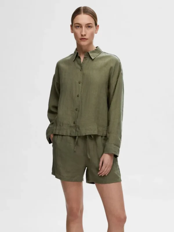 Skjorter>SELECTED HØR SKJORTE Green