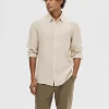Skjorter>SELECTED 100% HØR SKJORTE Beige