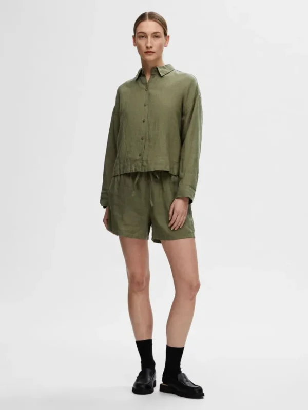 Skjorter>SELECTED HØR SKJORTE Green