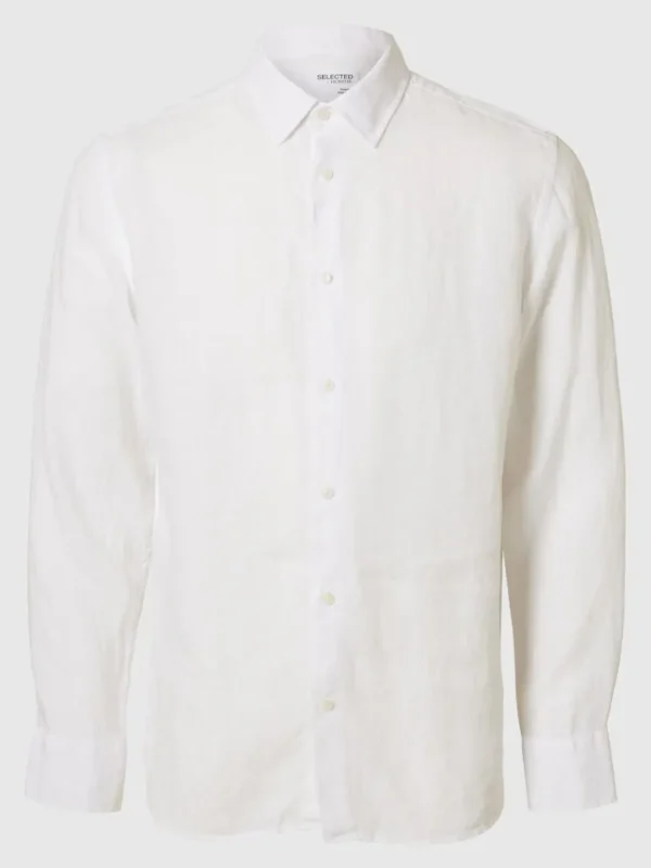 Skjorter>SELECTED 100% HØR SKJORTE White