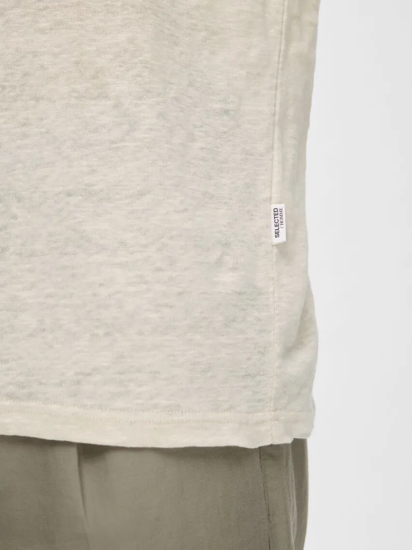 hr_tshirt_3-1.webp T-shirts>SELECTED HØR T-SHIRT Beige