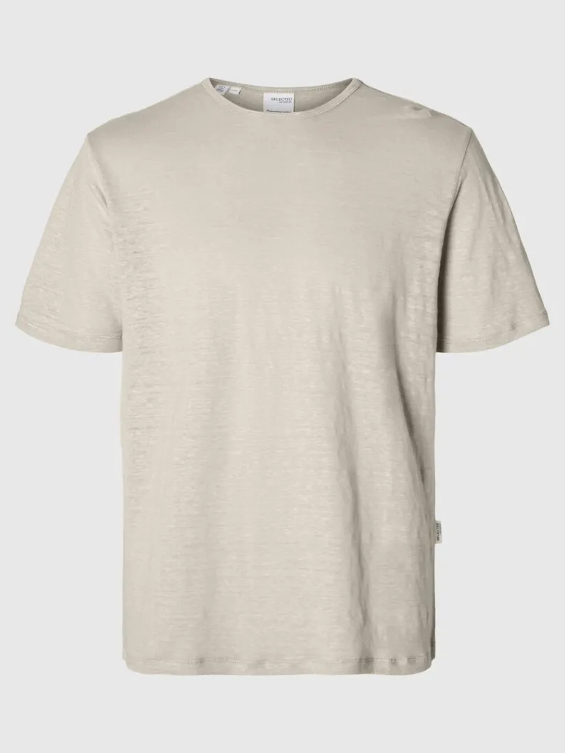 hr_tshirt_5-1.webp T-shirts>SELECTED HØR T-SHIRT Beige