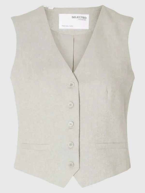 Jakkesæt & Blazers>SELECTED HØR VEST Beige