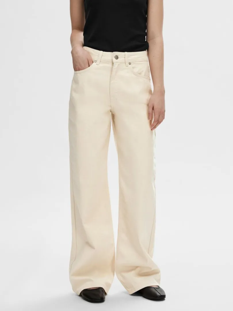 hvid_wide_fit_jeans_0.webp Jeans>SELECTED HVID WIDE FIT JEANS White