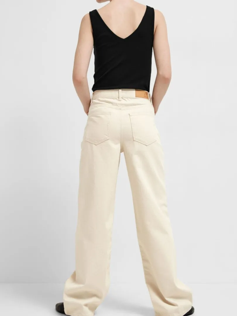 hvid_wide_fit_jeans_2.webp Jeans>SELECTED HVID WIDE FIT JEANS White