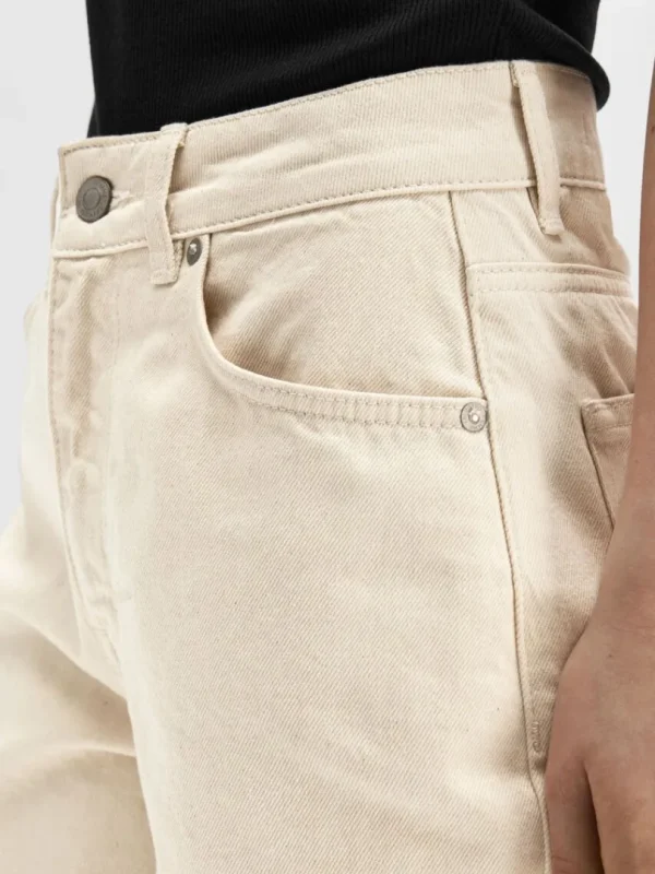 Jeans>SELECTED HVID WIDE FIT JEANS White
